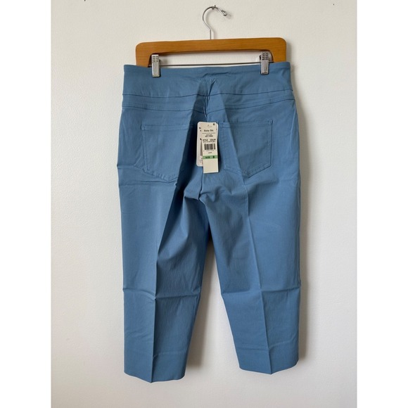 NWT - Women's Ruby Road Pull-On Capri Pants – Bluebell – Size 8 - Picture 3 of 5